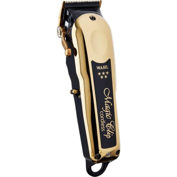 Wahl Professional 5 Star Gold Cordless Magic Clip Hair Clipper with 100+ Minute Run Time for Professional Barbers and Stylists - Model 8148-700 - Image 7