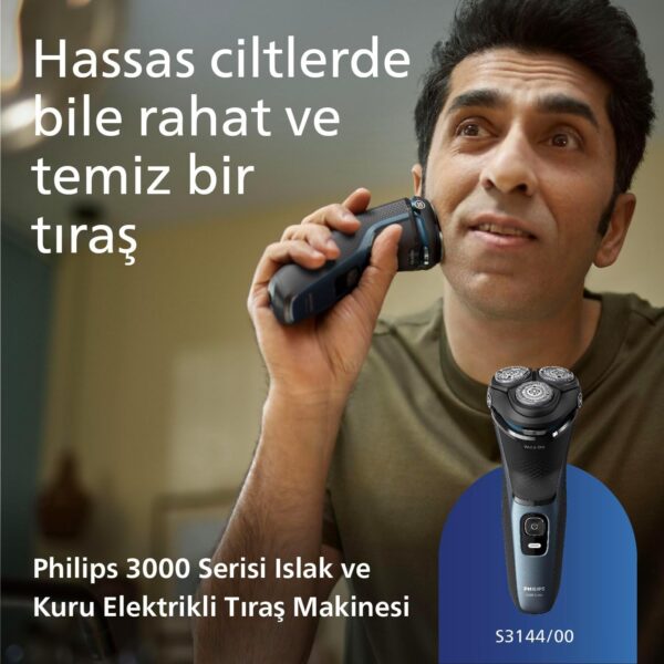 Philips Shaver 3000 Series Wet & Dry Electric Shaver S3144/00. - Image 7