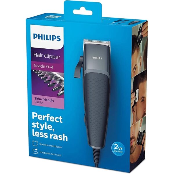 Philips Series 3000 Head and Face Hair Clipper with Stainless Steel Blades – HC3100/13 Black