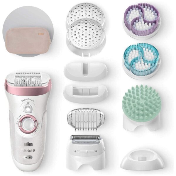 Braun Silk epil 9 SkinSpa SensoSmart 9/897 epilator Rose Gold - 4-in-1 epilation, - Image 3