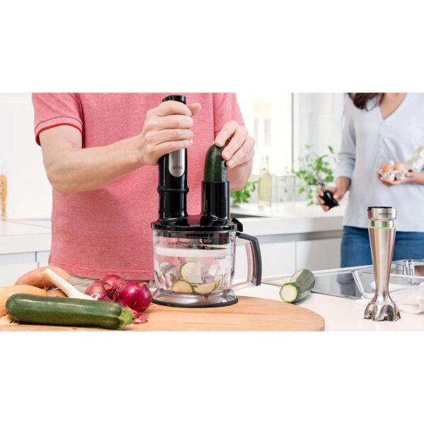 Braun Hand Blender Multiquick 7 1000W With 600Ml Bpa-Free Beaker, 1.5L Food Processor, Mq 7075X Black - Image 6