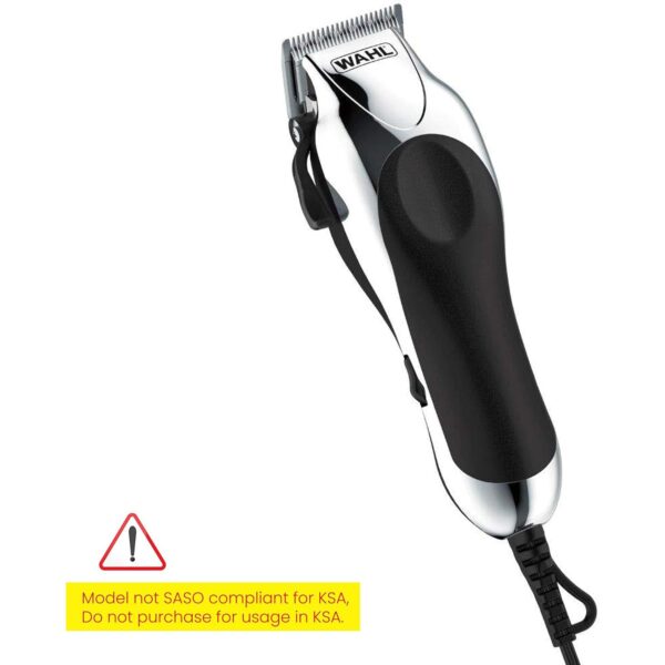 Wahl Chrome Pro Corded Hair Cutting Kit, Corded Hair Clipper Kit For Mens Grooming, 10 Comb Attachments With Handle Case, Self Sharpening Precision Blades With Taper Lever, 79524-227 - Image 2