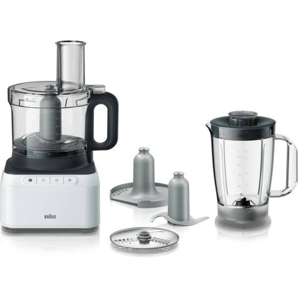 Braun Fp 3131, Food Processor White , 800 Watts. Blender 1.2 L, - Image 7