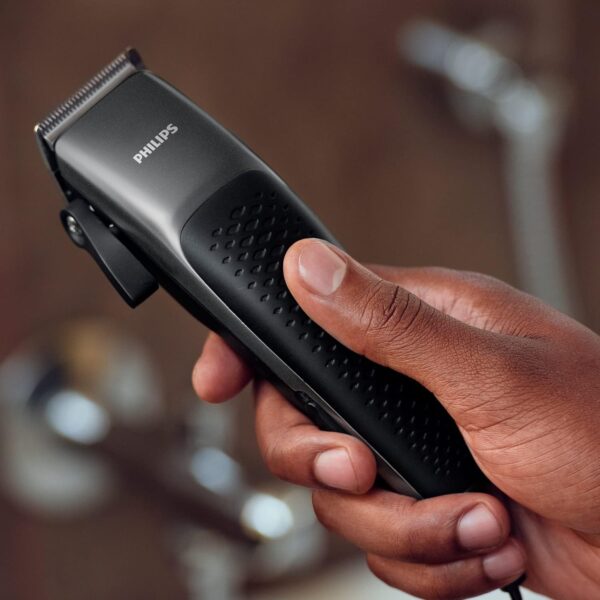 Philips Series 3000 Head and Face Hair Clipper with Stainless Steel Blades – HC3100/13 Black - Image 2