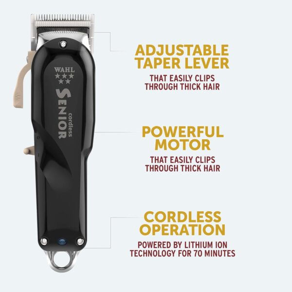 Wahl 5 Star Cordless Senior Clipper,8504 - Image 5