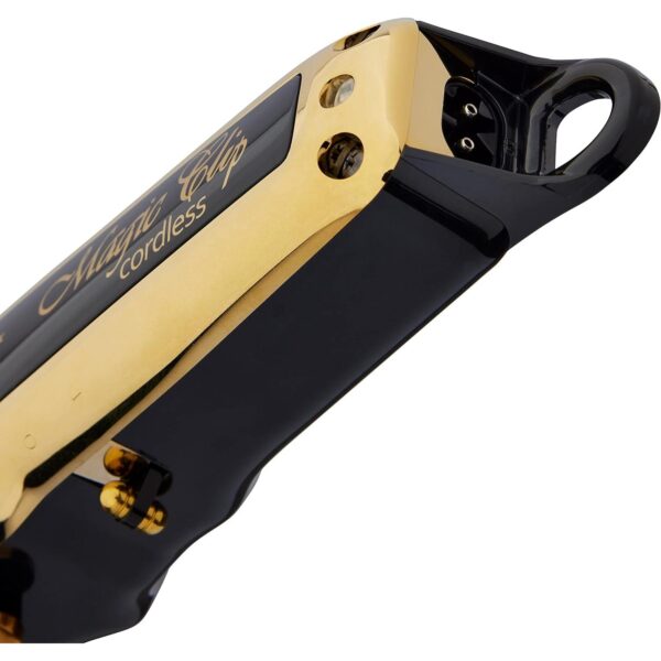 Wahl Professional 5 Star Gold Cordless Magic Clip Hair Clipper with 100+ Minute Run Time for Professional Barbers and Stylists - Model 8148-700 - Image 3