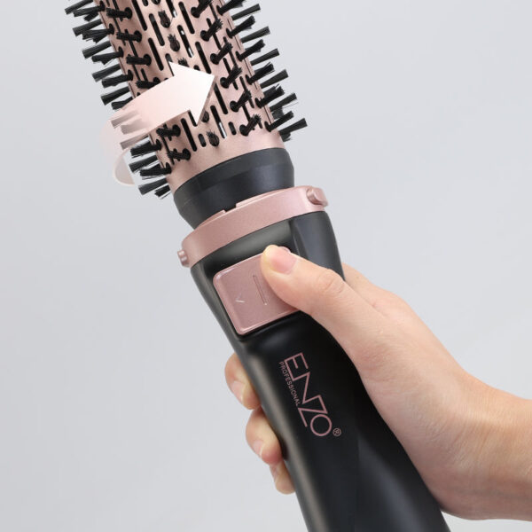 ENZO EN-756 New 2025 Auto Multi Styling Set – 5-in-1 Hair Styler with Auto Rotating Technology, 3 Volumizing Brushes, Oval Massage Comb, Lightweight Motor With Soft Leather Travel Bag - Image 7