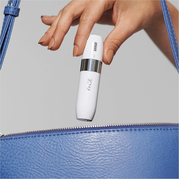 Braun FS1000, Face Mini Hair Remover with Smart Light, White - Image 4