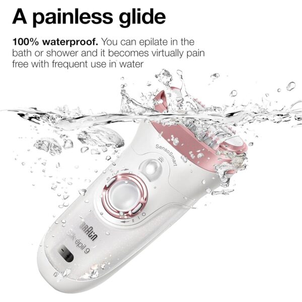 Braun Epilator Silk-Épil 9 9-720, Facial Hair Removal For Women, - Image 2