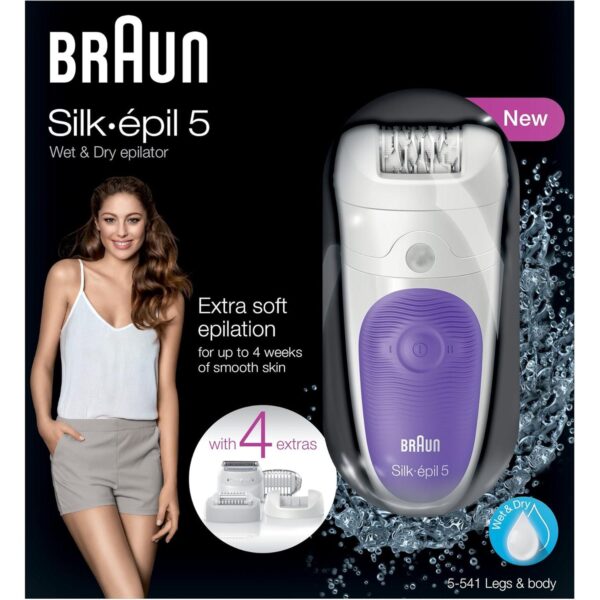 Braun Silk-épil 5 5-541 – Wet&Dry Cordless Epilator