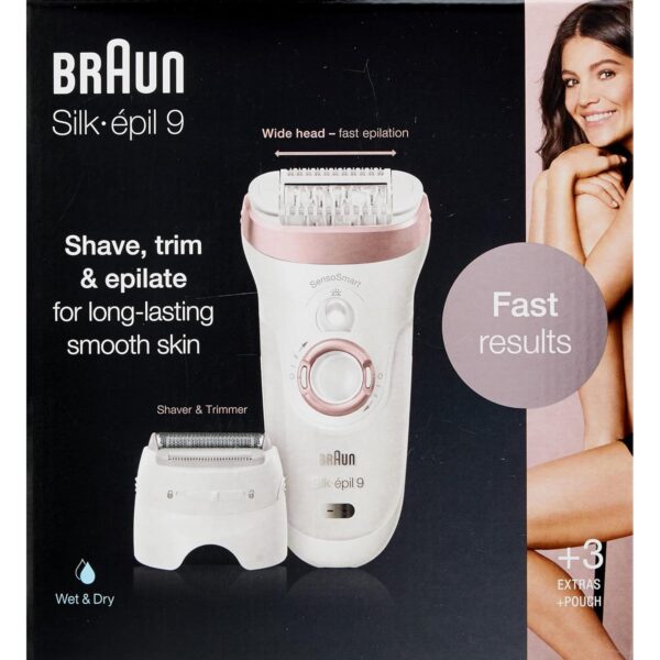 Braun Silk-épil 9 9-720, Epilator for Long-Lasting Hair Removal,