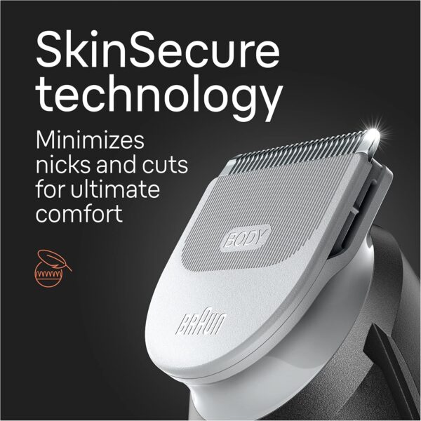 Braun Body Groomer Series 5 5360, Body Groomer for Men, for Chest, - Image 3