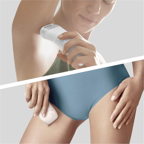 Braun Silk-Épil 9 9-561 Wet & Dry Cordless Epilator/Epilation + 6 Extras - Image 3