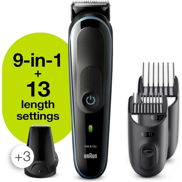 Braun Mgk 5280 9-All-In-One Beard Trimmer & Hair Clipper, - Image 2