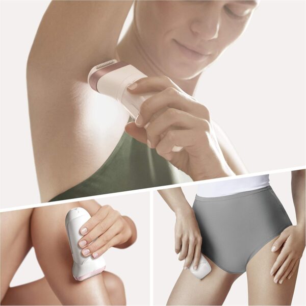 Braun SES 9897 GS,Braun Silk-epil 9 SensoSmart SES 9897 GS Wet & Dry epilator rose gold - 4-in-1 epilation, - Image 4