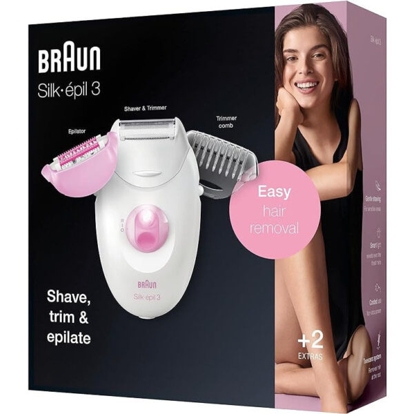 Braun Silk-épil 3270 Epilator Beauty Set - Complete Hair Removal Kit - Image 5