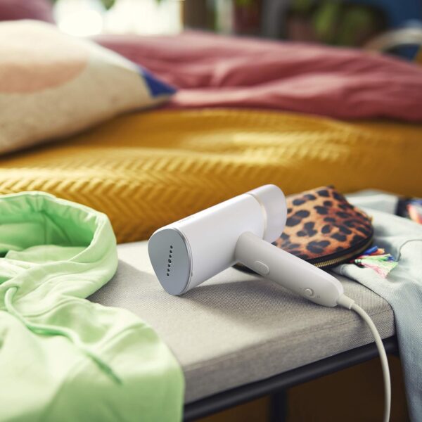Philips Handheld Steamer 3000 Series, Compact and Foldable, Ready to Use in ˜30 Seconds, No Ironing Board Needed, 1000W, up to 20g/min, STH3020/16, White - Image 4