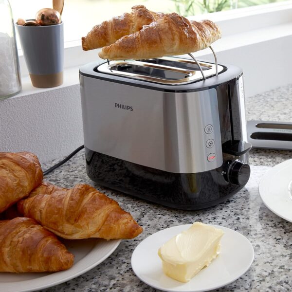 Philips Viva Collection Toaster Hd2637/91-Black"Min 1 year manufacturer warranty"