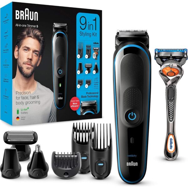 Braun Mgk 5280 9-All-In-One Beard Trimmer & Hair Clipper,