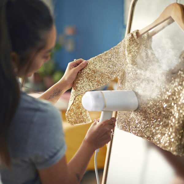 Philips Handheld Steamer 3000 Series, Compact and Foldable, Ready to Use in ˜30 Seconds, No Ironing Board Needed, 1000W, up to 20g/min, STH3020/16, White - Image 5
