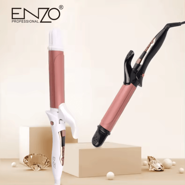 ENZO EN-9107 25 MM  2-in-1 Hair Curler and Straightener – Professional 2-in-1-Intl Version - Image 3