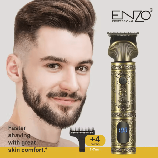ENZO EN-5063B Professional Hair Clipper-Intl Version - Image 2