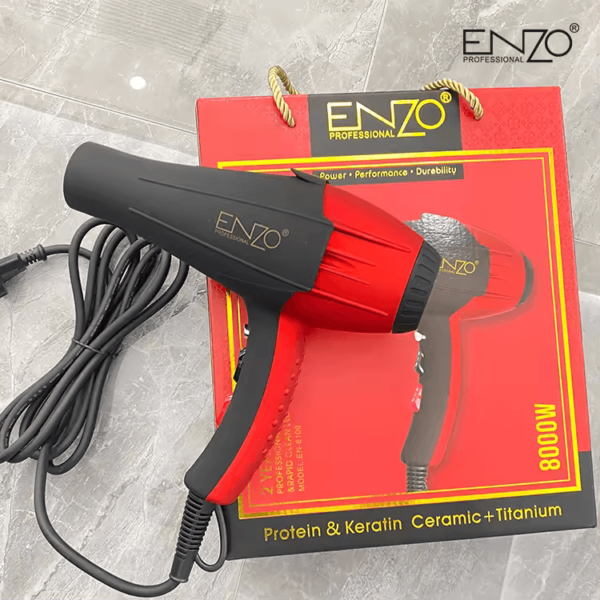 ENZO EN-6109 2000 W Professional Hair Dryer-Intl Version - Image 2