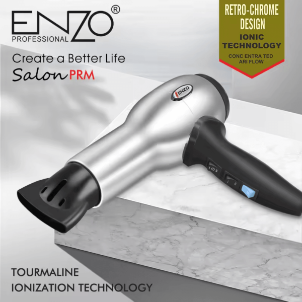 ENZO EN-8225 Professional Hair Dryer – 2200W-Intl Version - Image 3