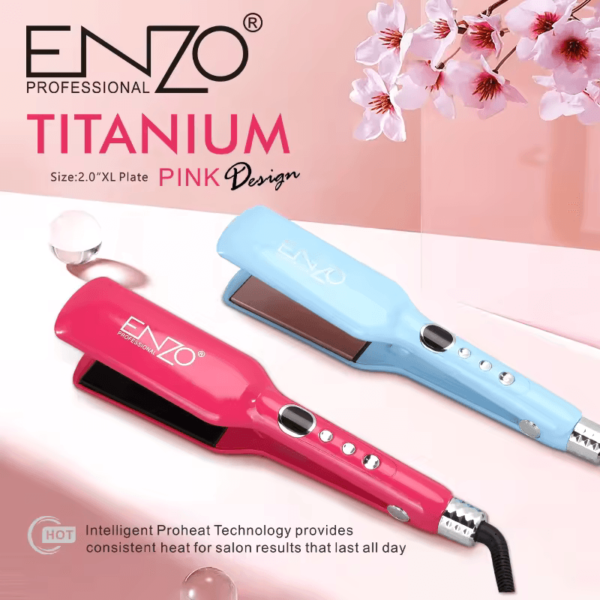 ENZO EN-3215 Professional Hair Straightener -Intl Version
