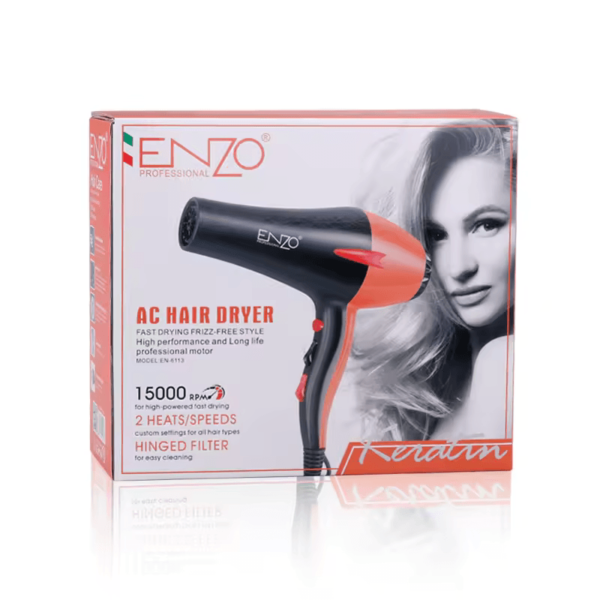 ENZO EN-6113 5500W Professional Hair Dryer-Intl Version - Image 2