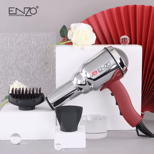 ENZO EN-2997 Professional Steel Hair DryeR- Intl Version - Image 2