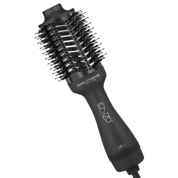 ENZO EN-6215 ENZO Round Blow Hair Brush – 2-in-1 Hair Dryer Brush, 1500W -Intl Version - Image 4