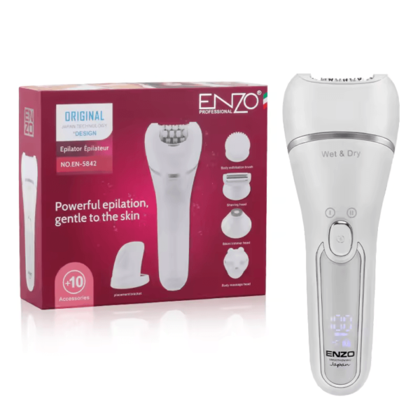 ENZO EN-5842 10-in-1 Epilator for Women  - Intl Version - Image 10