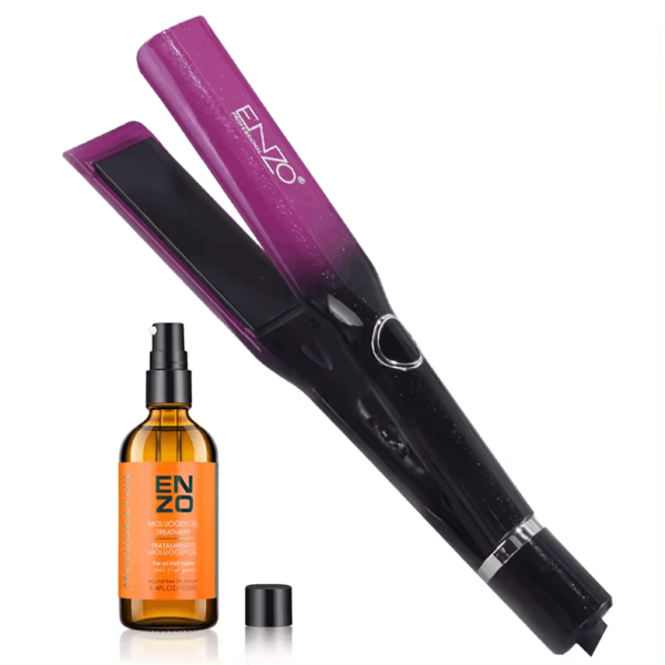 ENZO EN-3211 Professional Ceramic Titanium Hair Straightener – Intl Version - Image 6