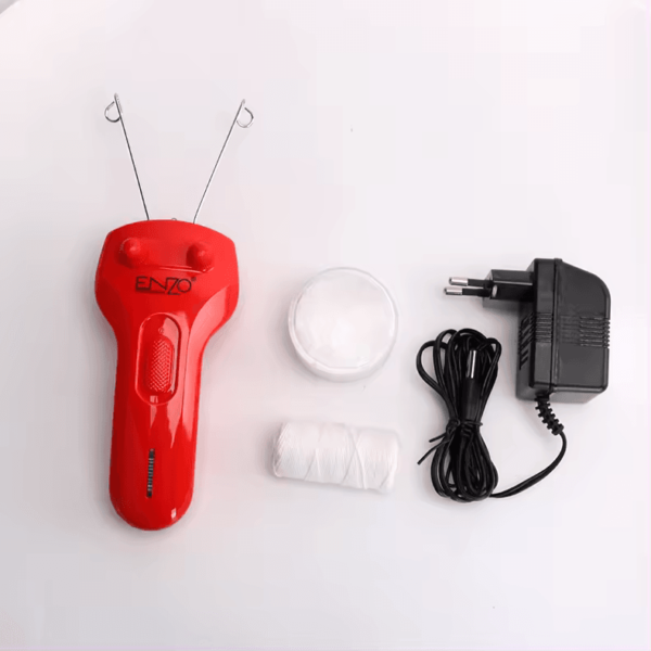 ENZO EN-6089 Electric Cotton Thread Body & Facial Hair Removal-Intl Version - Image 5