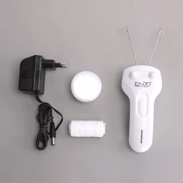 ENZO EN-6089 Electric Cotton Thread Body & Facial Hair Removal-Intl Version - Image 6
