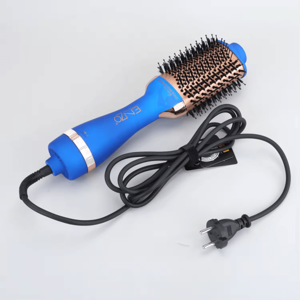 "ENZO EN-6213  Electric Ion Hot Air Brush – 2-in-1 Hair Dryer and Styler-Intl Version - Image 4