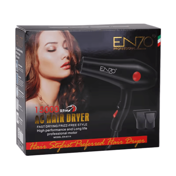 ENZO EN-6114 Professional Hair Dryer – 2200W-Intl Version - Image 2