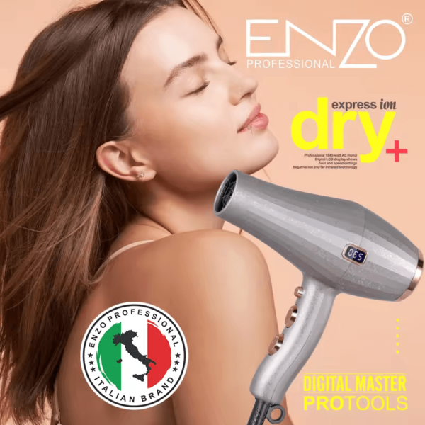 ENZO EN-6050 Fast-Drying Negative Ion Hair Dryer - Intl Version - Image 6