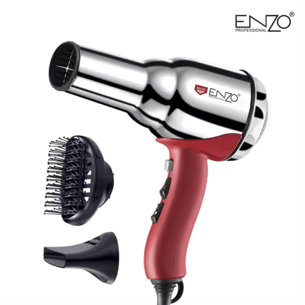 ENZO EN-2997 Professional Steel Hair DryeR- Intl Version - Image 6
