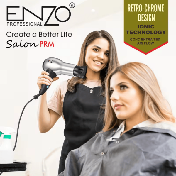 ENZO EN-8225 Professional Hair Dryer – 2200W-Intl Version - Image 2