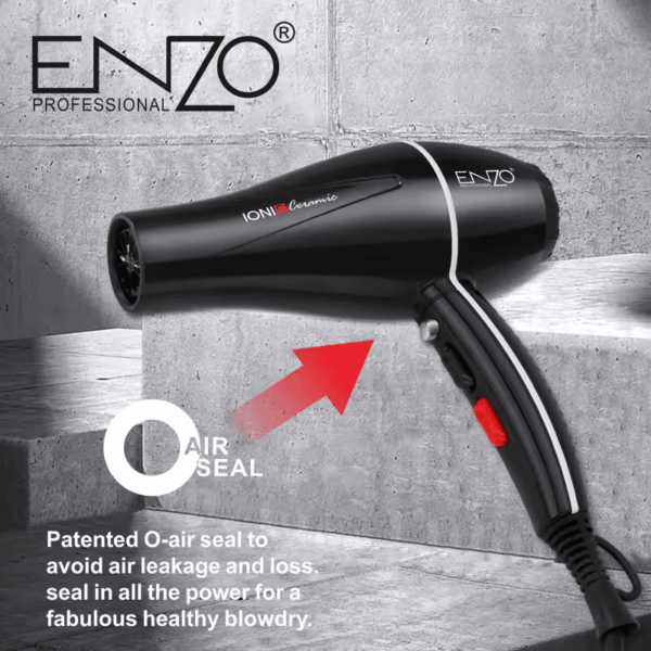 ENZO EN-111B Professional Hair Dryer – 2000W -Intl Version - Image 7