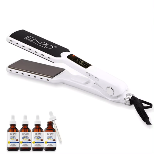 ENZO EN-5050 Professional Nano Titanium Hair Straightener - Intl Version - Image 6