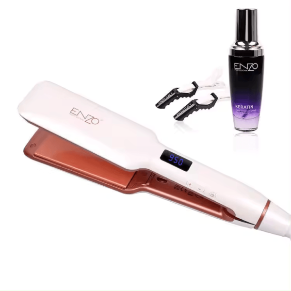 ENZO EN-3888S Professional Hair Straightener- Intl Version - Image 4