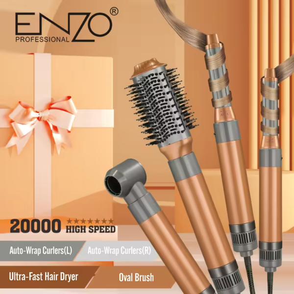 EN-4131 Professional Hair Dryer with Ionic Technology - 2200W - International Version - Image 5