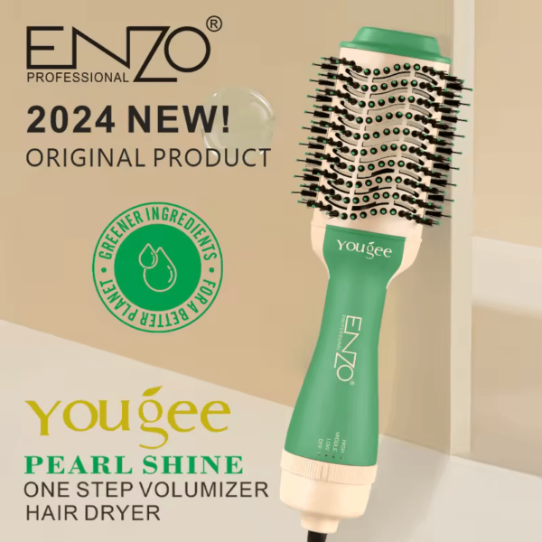 ENZO EN-6212 Professional One-Step Hair Dryer and Styler - International Version - Image 4
