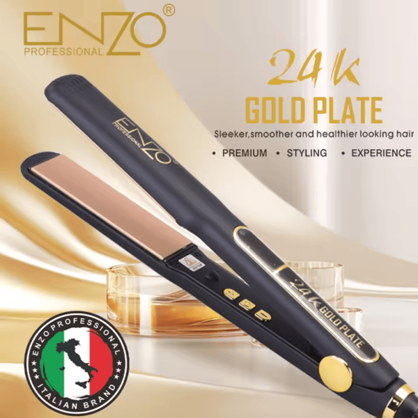 ENZO EN-5182 ENZO Professional Ceramic Hair Iron Straightener - Intl Version - Image 6