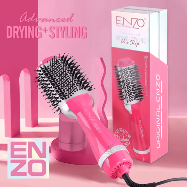 ENZO EN-4118B Hot Air Brush Styler  – 2-in-1 -Intl Version - Image 5