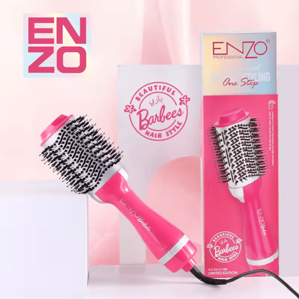 ENZO EN-4118B Hot Air Brush Styler  – 2-in-1 -Intl Version - Image 8