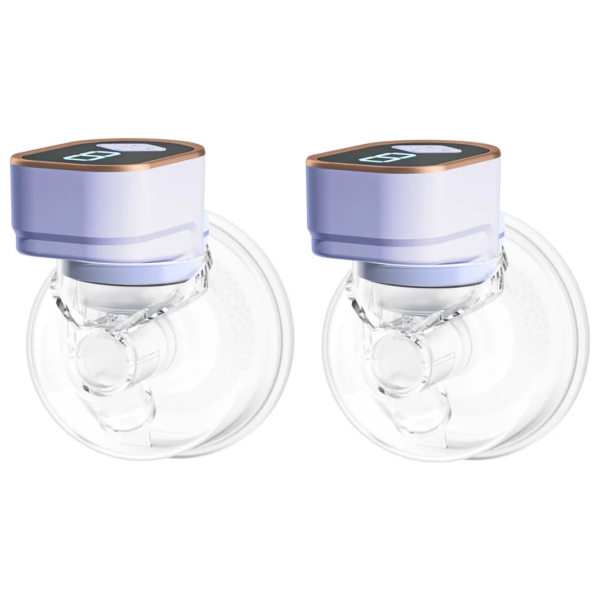PrecisionWare PW02 Portable Handsfree Electric Breast Pump With 9-level Suction 210ml Cup And Charging Cable - Blue - Image 2